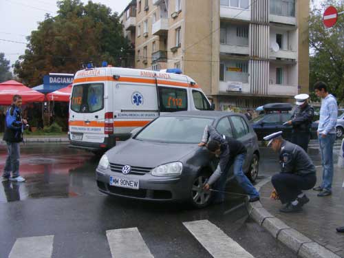 Accident trece de pietoni, str. Gh. Sincai